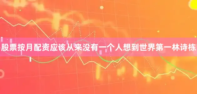 股票按月配资应该从来没有一个人想到世界第一林诗栋